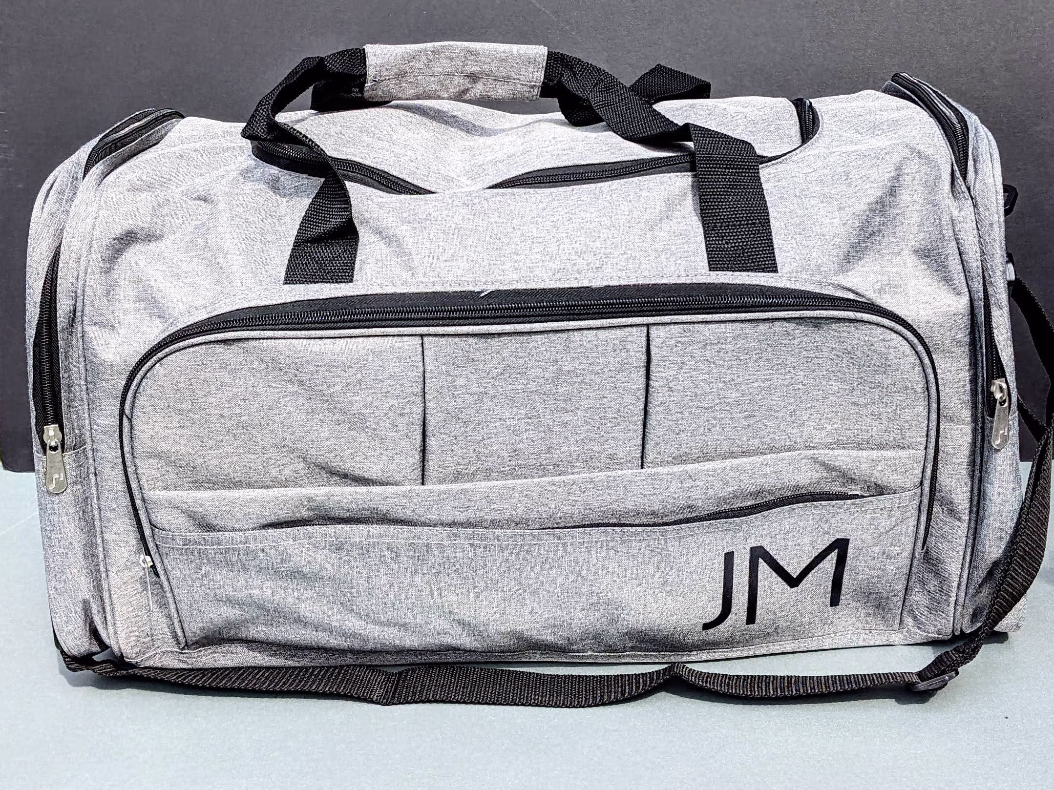 Personalised Men's Gym Bag | New Year's Resolution Goer Gift Custom Wording Sports/Fitness Kit Weekend