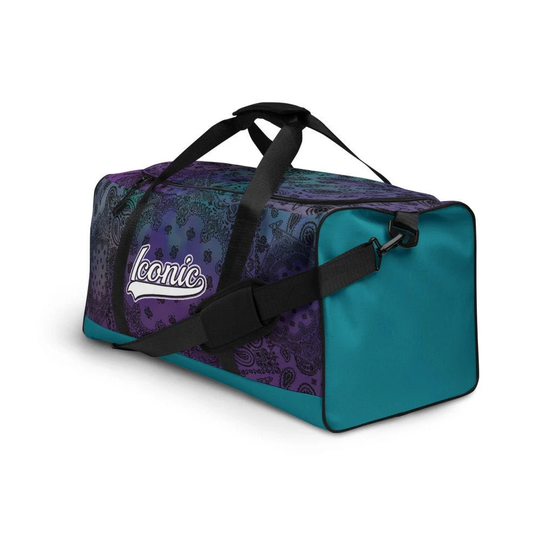 Royal Iconic | Og Candy Bandana Tie Dye Paisley Cloud Skate Bag Gang Duffel Purple Hendrixx Retro Baseball Logo