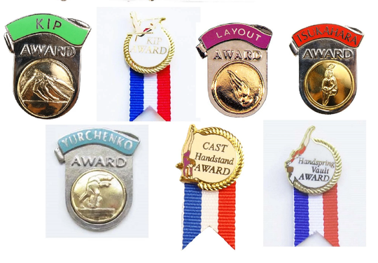 Gymnastics Skills Pins - 1Of 2