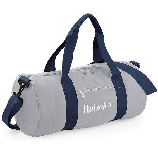 Personalised Gym Bag With Shoulder Strap - Embroidered With Initials