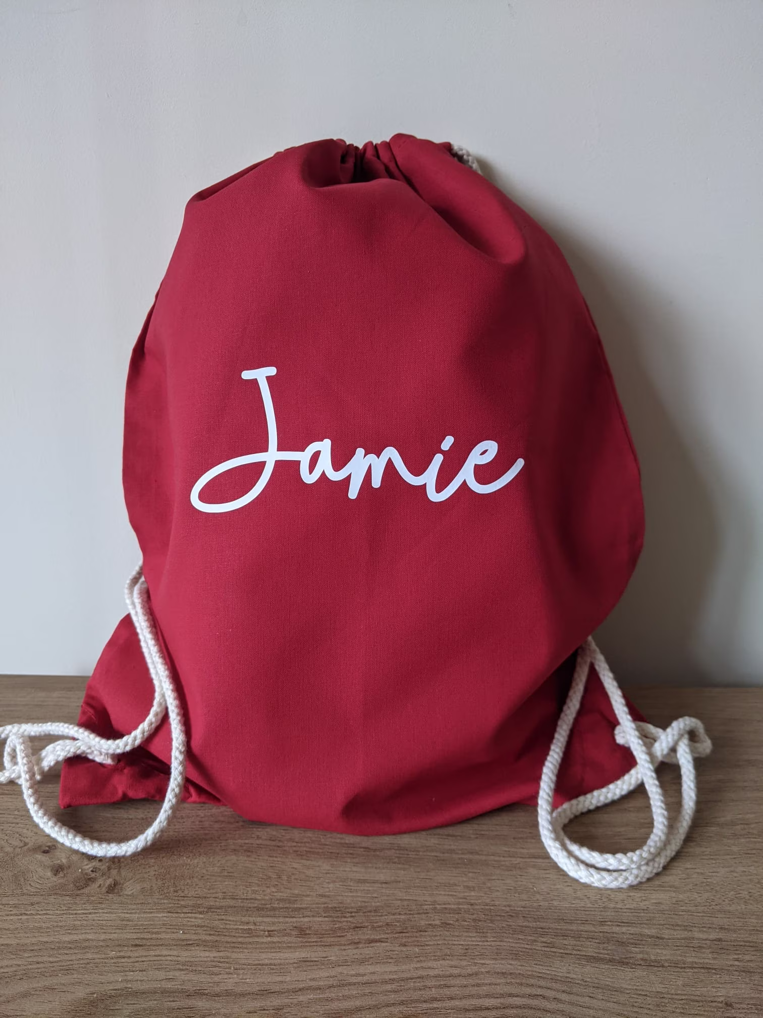 Personalised Pe Kit Bag|Cotton Drawstring Bag|School Bag|Swim Bag|Back To School Gym Bag| Name Sack| Kit Bag