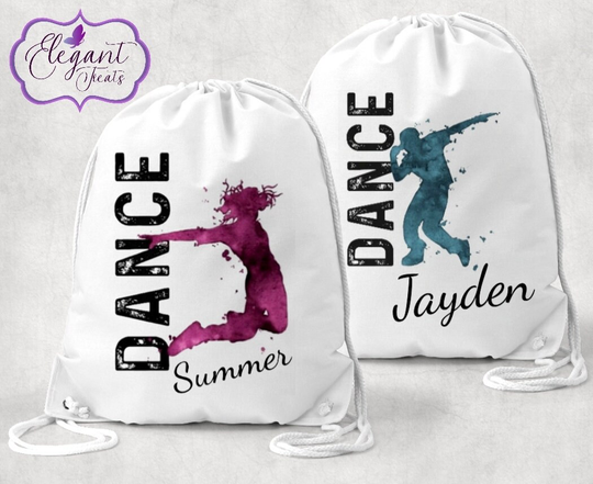Personalised Dance P.e. Swim Bag - Back To School Gift