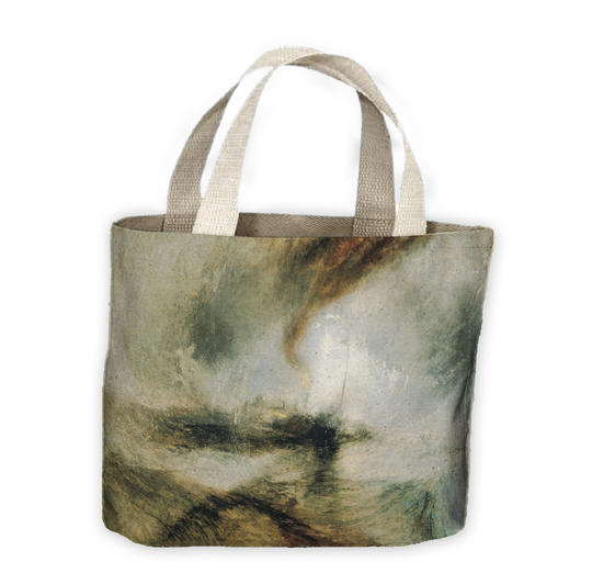 William Turner Snow Storm Steam Boat Off A Harbours Mouth 1842 Tote Shopping Bag For Life