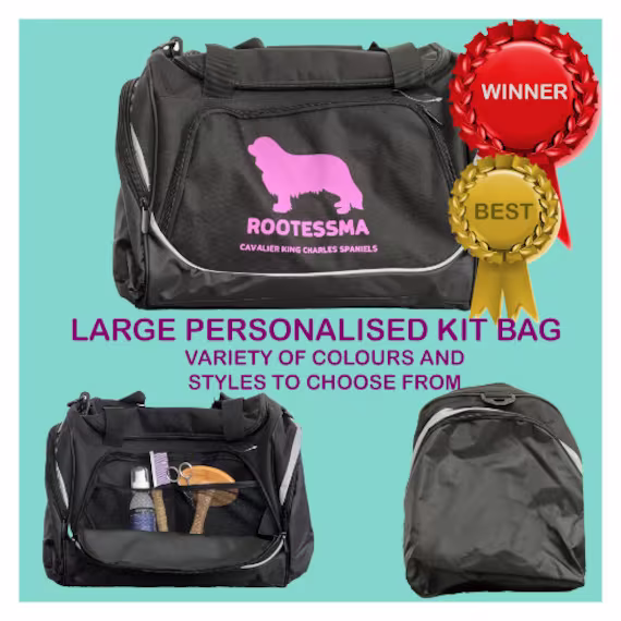 Large 55 Litre Personalised Kit Bag - Horse/Dog Show Gear