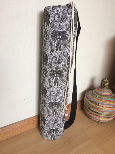 Mandala Elephant Print Yoga Mat Bag