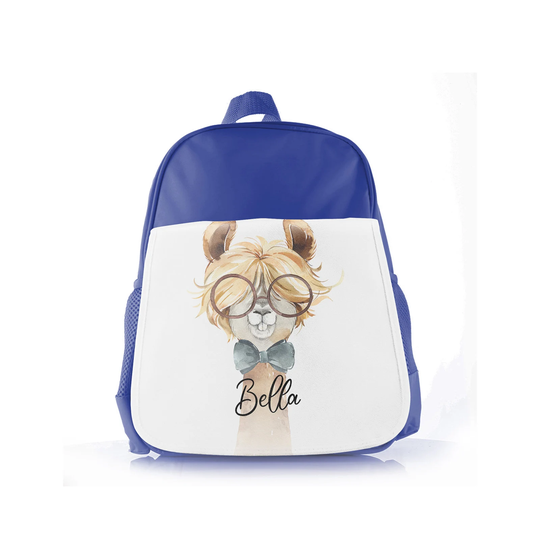 Personalised Lama Kids Bag Customised With Name Great Backpack For Nursery & Young Children