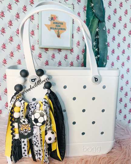 The Original Customizable Bag Tassel - Soccer Edition