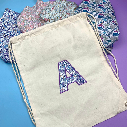 Liberty Of London Drawstring Rucksack | Personalised Pe, Gym, Bag For Children