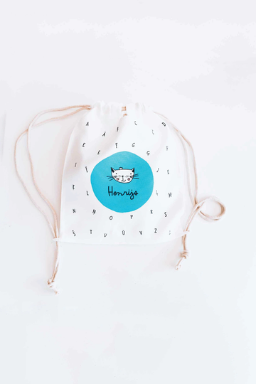 Personalised Gym Bag Kids, Toddler Bag, Toy School Cat Nursery
