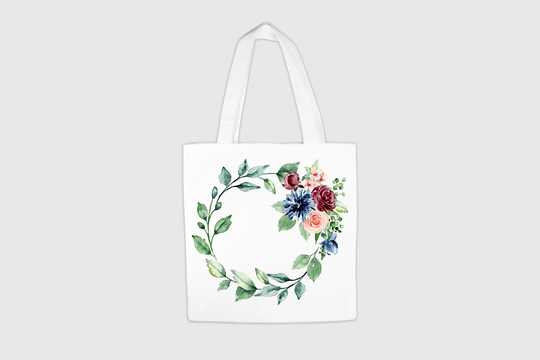 Tote Bag, Bags, Back To School Flower Style Kids Birthday Gift, Colourful Bag