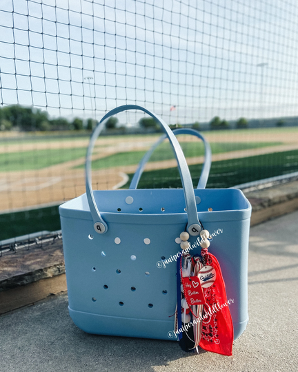 The Original Customizable Bag Tassel - Baseball Edition