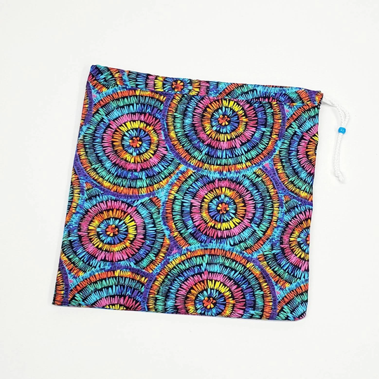 Scribble Tie Dye Grip Bag, Gymnastics Drawstring Gymnast Gift, Chalk Custom Grips, Gymnastics, Gift Bag