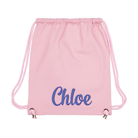 Personalised Premium Cotton Drawstring Bag - 300Gsm Peta-Approved Recycled/Polyester