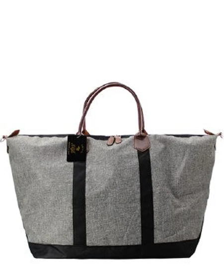 Fashion Canvas Stone Wash Weekender Duffel Bag