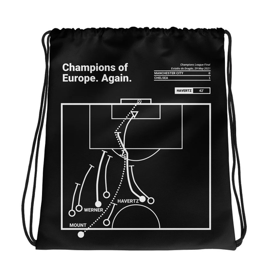 Greatest Chelsea Plays Drawstring Bag Champions Of Europe. Again. | 2021