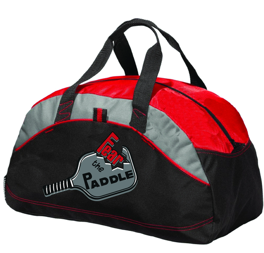 Fear The Paddle Pickleball Duffel Bag - For Gear Sport Tote