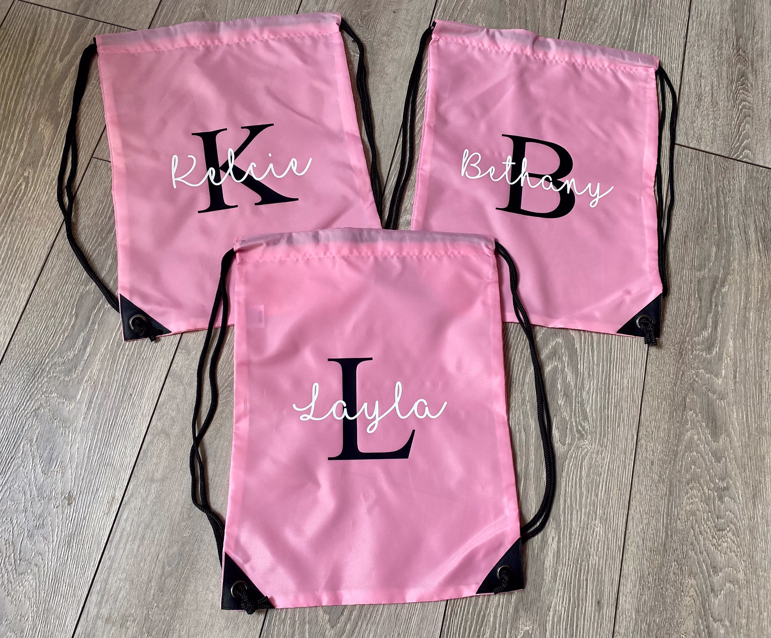 Personalised Gym Bag Pe Drawstring Sports Swim