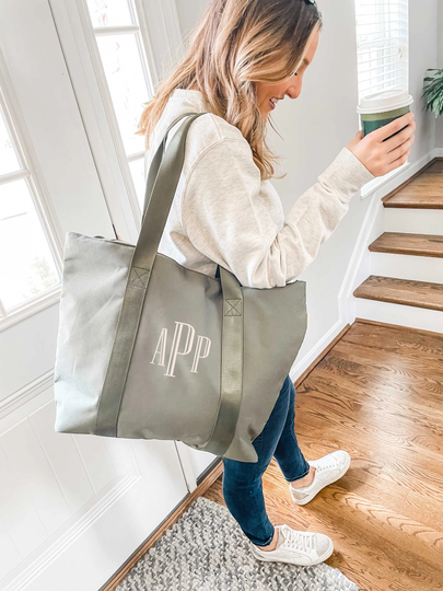 Personalized Nylon Tote