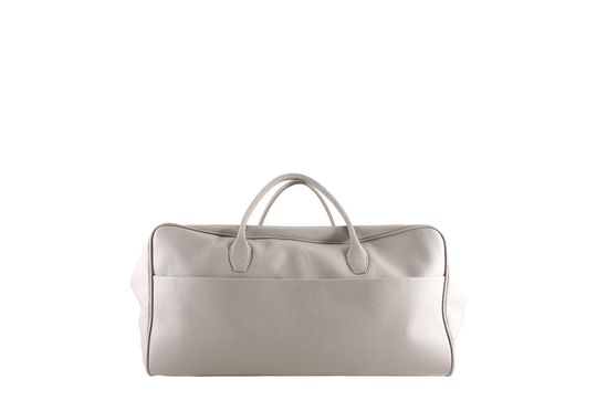Handmade Leather Travel Bag Hermina | Black, Custom Made Business Bag, Overnight Duffle, Soft - Minimal Ethically