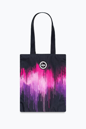 Purple & Drip Tote Bag