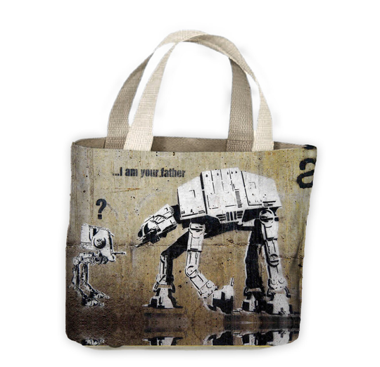 Banksy I Am Your Father Tote Shopping Bag For Life
