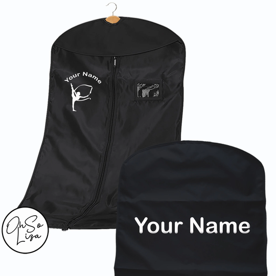 Personalised Ribbon Rhythmic Gymnastics Bag - Garment Custom Duffle Gymnast Dancer Sports Personalized