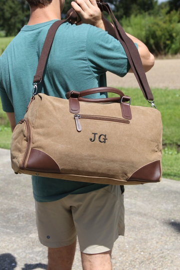 Personalized Leather Bag, Weekender, Travel Bag, Carry On Weekender Tote, Overnight Custom