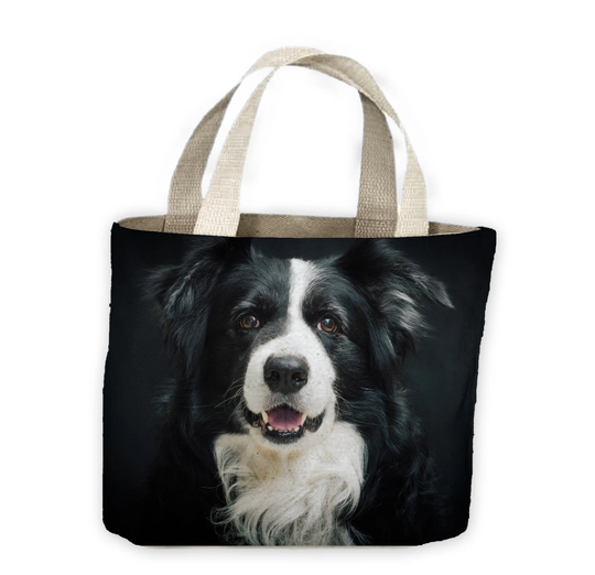 Border Collies Portrait Shopping Bag For Life