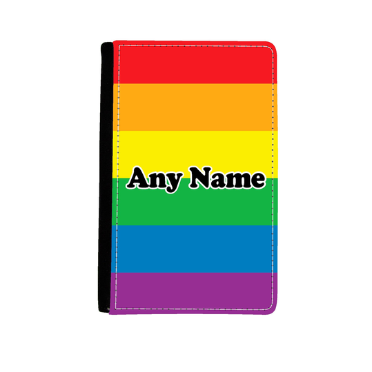 Personalised Gay Pride Print Passport Cover
