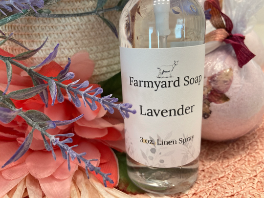 Lavender Linen Spray, Essential Oil Pillow Body Sleep Yoga Mat Spray