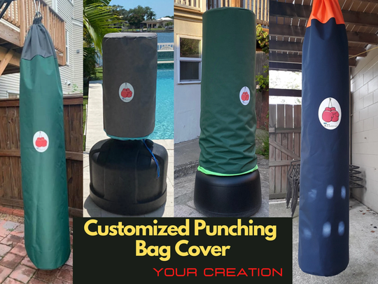 Personalize Punching Bag Cover, Made Of High Quality Cordura Fabric - Waterproof Outdoor/ Indoor Cover For Protecting A Boxing Bag