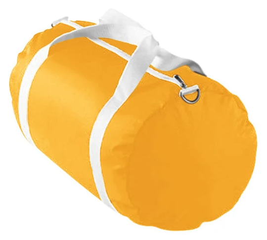Sale Gold Yellow Cheerleader Cheerleading Sports Duffle Bag With White Diagonal Handles & Adjustable Shoulder Straps This Is Blank