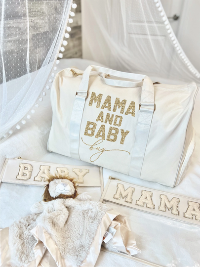 New Mommy Bag, Daddy Newborn Hospital Mom To Be, Baby Shower Gift, Welcome Bag For , Weekend Bag D153