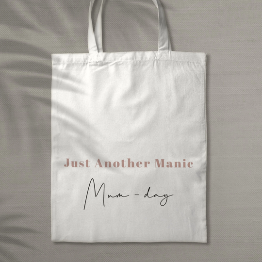Just Another Manic Mum Day Life Perfect Mothers Day Gift For Her Personalised Mummy Tote Bag Reusable Shopping Grocery Md11