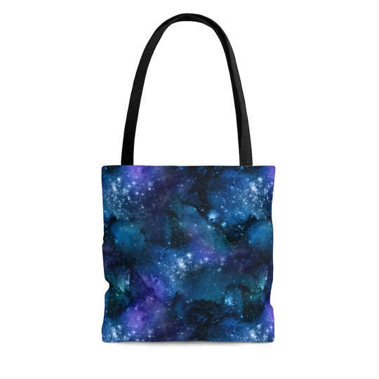 Space Tote Bag, Galaxy Reusable Shopping Gift