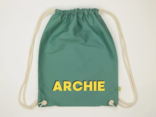 Personalised Drawstring Bag - Pe Gym Swimming School