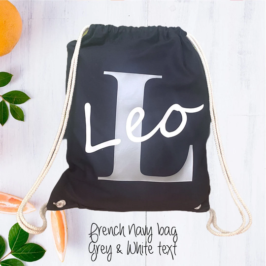 Personalised Gym Bag For Kids Drawstring Bag Kids, Easter Gift Christmas Gift, Back To School Pe Bag