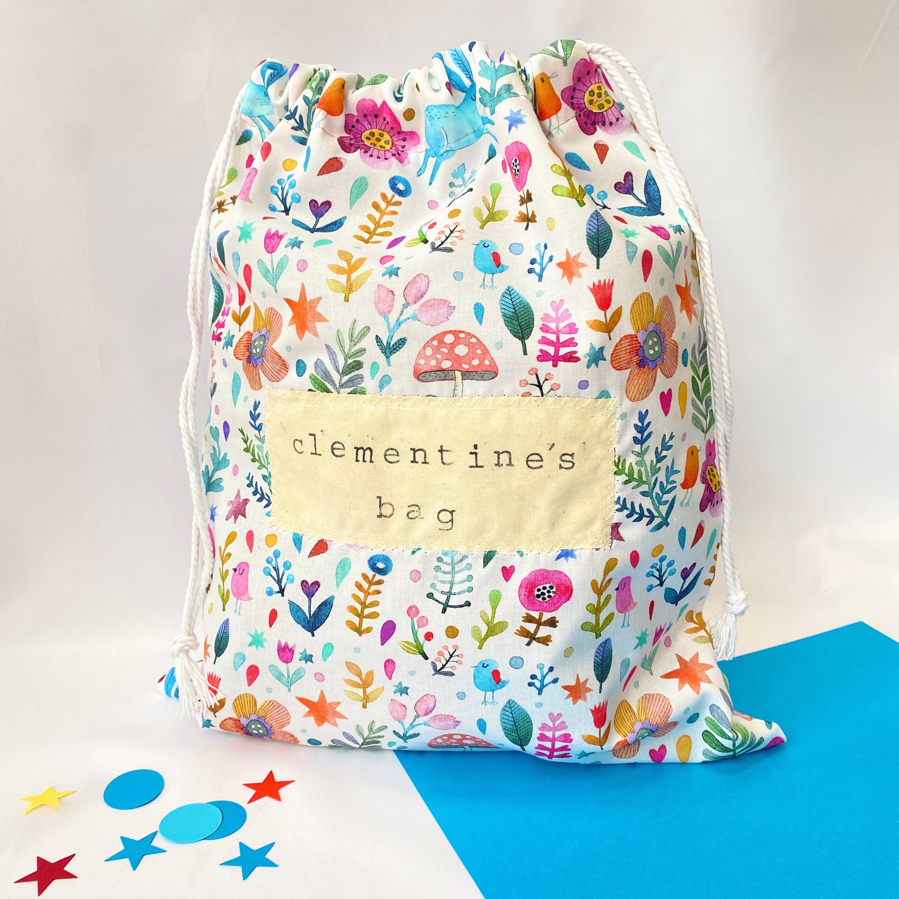 Waterproof Lined Swim Bag, Machine Washable Personalised Wash School Pe Peg Custom Baby Nappy Bag. Choose Fabric/Wording