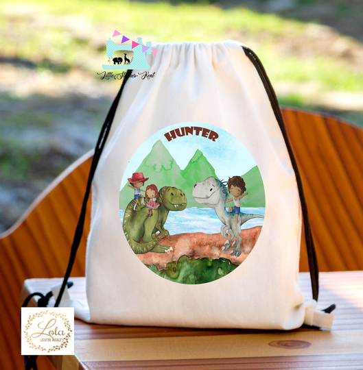 Gym Bag, Pe Drawstring Sports Pe Kit, Childrens School Ballet, Dinosaur, Bunny Rabbits, Robot, Foxes