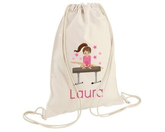 Personalised Gymnastics Bag - For Girls Personalise With Name