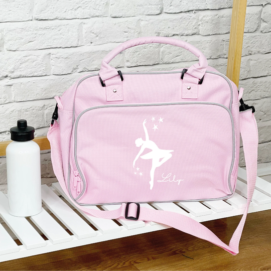 Ballerina With Stars Personalised Dance Kit Bag