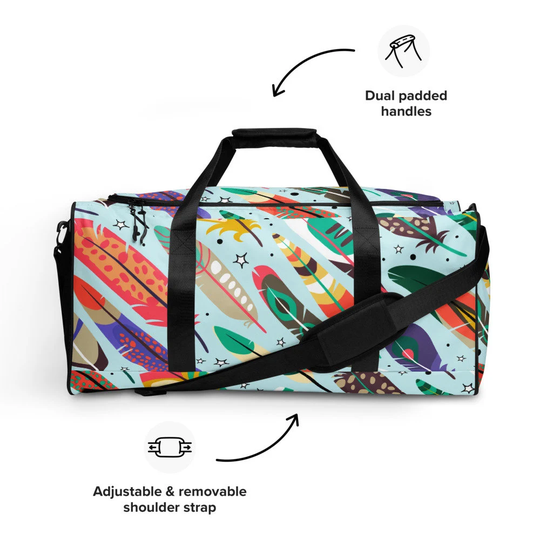 Feather Duffel Bag