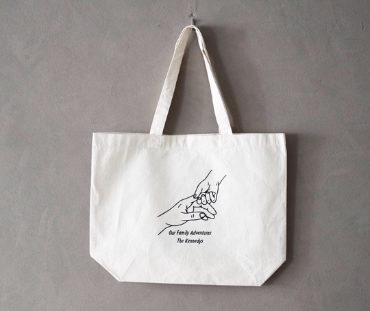 The Adventure Collection | Custom Family Tote Daily Shopping Bag Gift Valentine Galentine