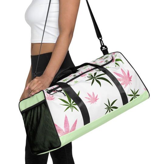 Ladies Gym & Travel Duffle Bag By Crystal Indica & Twisted420Glass