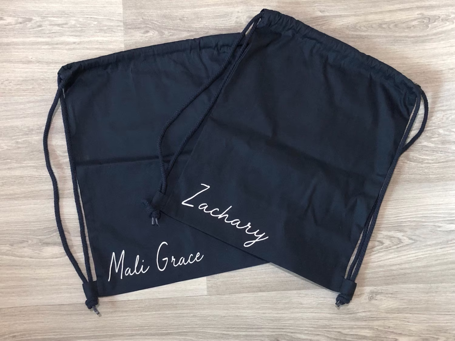 Personalised Bags, Perfect For Pe, School Kids Cotton Gym Bag