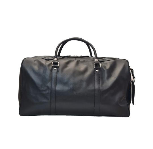 Dual Floor To Zip Opening Leather Duffle, Holdall Men's, Weekend, Travel, Gym, Overnight Duffel Bag, Gift, Unisex
