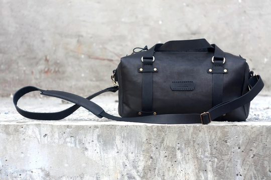 Mens Duffle, Leather Duffle Bag, Weekender Bag Purse, Overnight Gym Travel Handbag