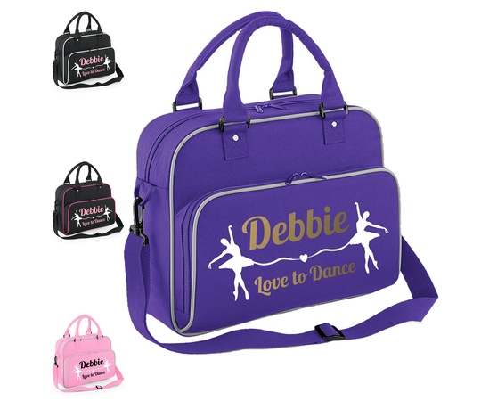 Personalised Ballerina Ballet Dance Kids Shoulder Bag