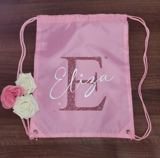 Personalised Gym Pe Kit Swimmings Bag Back To School Named Childrens