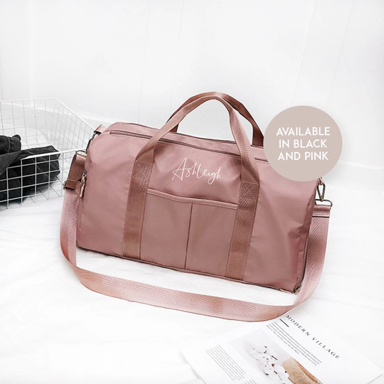 Personalised Duffel Bag | Holdall Gym Carry-On Overnight Travel Hospital